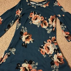 girls size 14 dress with flowers
